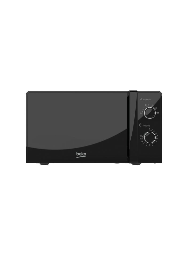 Beko Freestanding Microwave 700 W, 20 L, Mechanical, Black, MOC20100BFB MOC20100BFB Black - Image 2