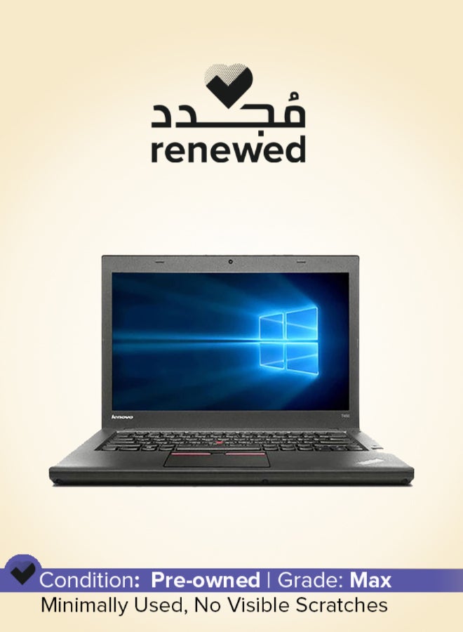 Lenovo Renewed - Thinkpad T450 (2015) Laptop With 14-Inch Display, Intel Core i5 Processor/4th Gen/4GB RAM/256SSD/Intel HD Graphics English black - Image 1