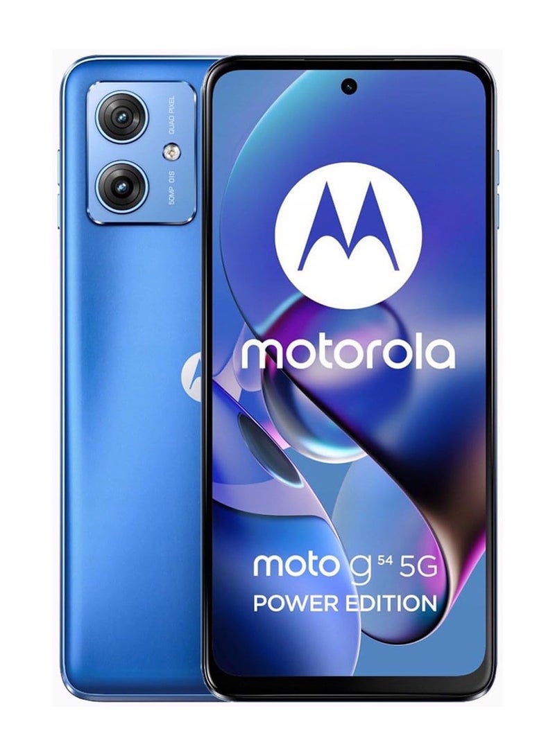Motorola Moto g54 5G Power Edition Single + eSIM 8GB RAM 256GB ROM Pearl Blue - International Version - Image 1