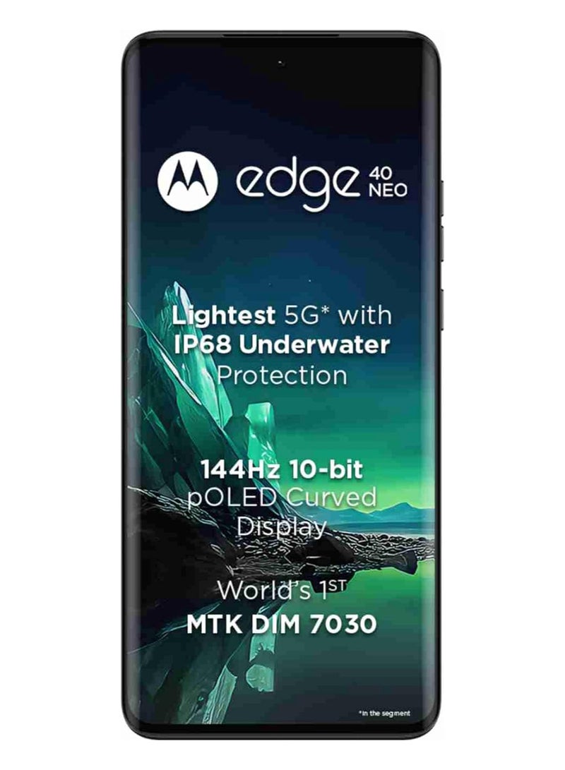 Motorola Edge 40 Neo, 5G Single + eSIM 12GB RAM 256GB ROM Black Beauty - International Version - Image 2