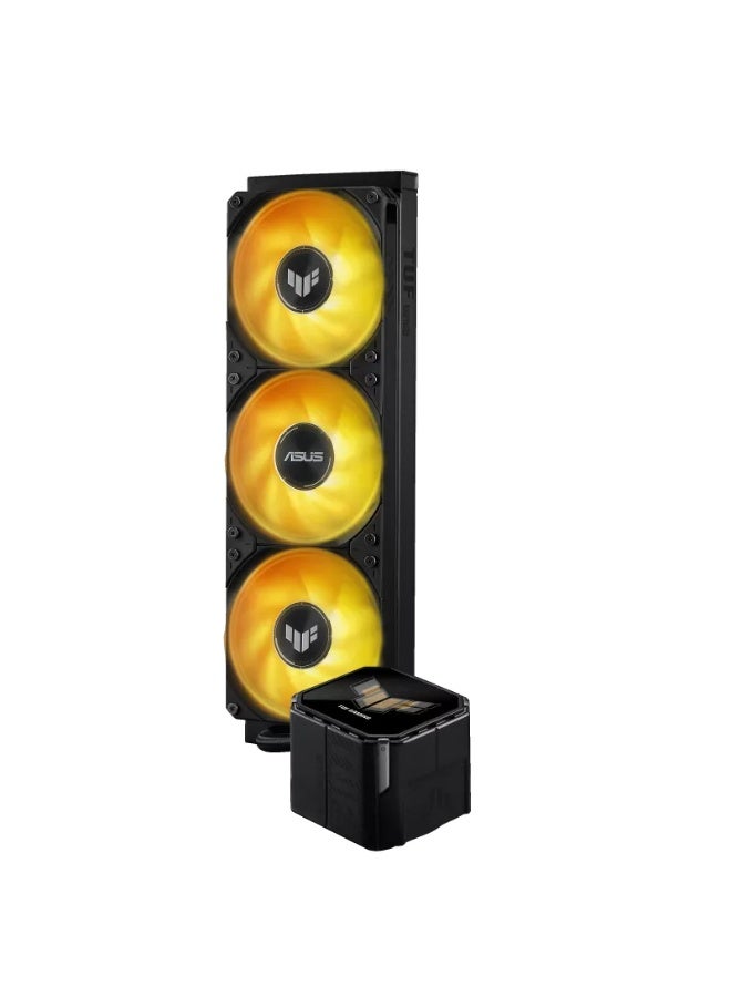 ASUS Gaming LC III 360 ARGB LCD 360mm AIO Liquid CPU Cooler, 2.8" IPS LCD Display, ARGB Triple Fans, Pre-Applied Thermal Paste, 400mm Reinforced Tubing, Intel LGA 1851/1700/1200/115X & AMD AM5/AM4 Compatible, High-Performance Pump, Black | 90RC01A1-B0EAY0 black - Image 5