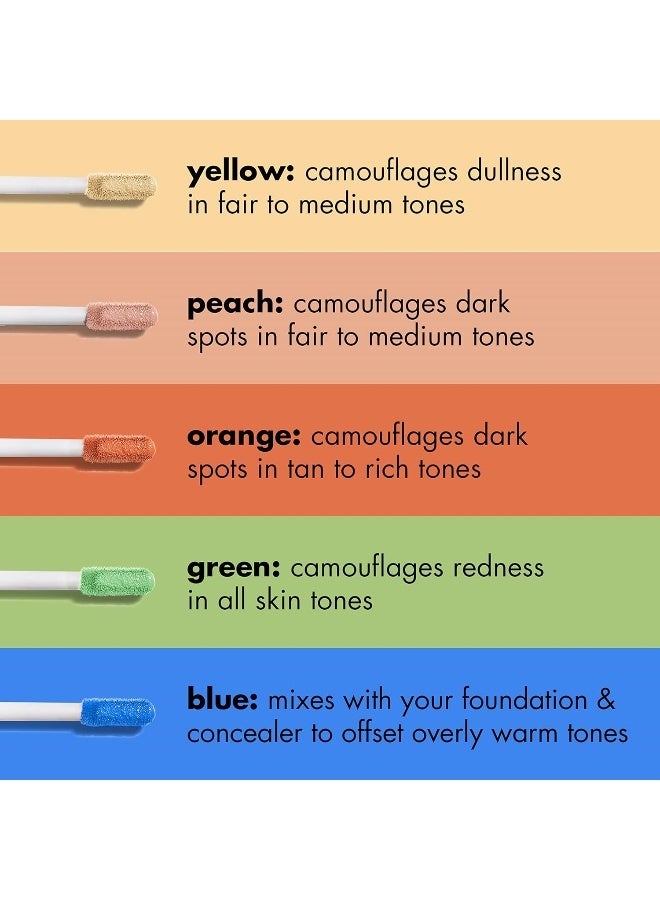 إلف Camo Color Corrector, Hydrating & Long-Lasting Color Corrector For Camouflaging Discoloration, Dullness & Redness, Vegan & Cruelty-Free, Orange - Image 4