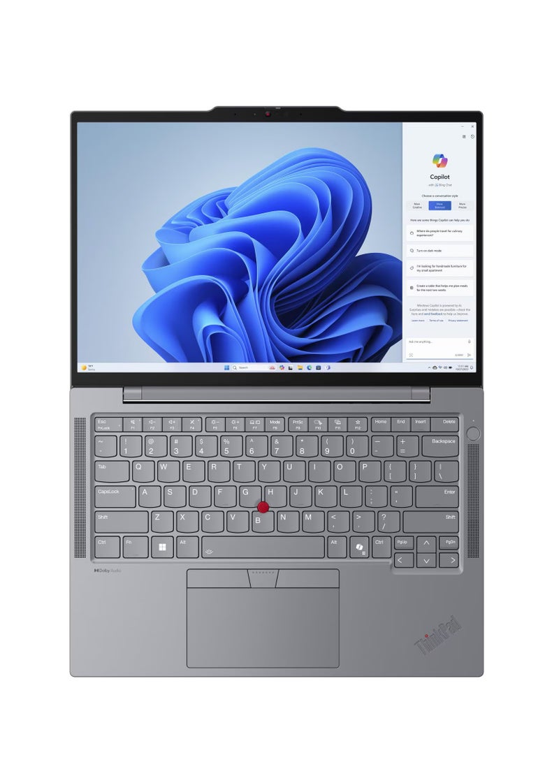 Lenovo (Upgraded Version) ThinkPad T14s Laptop With 14-Inch WUXGA Display, Core Ultra 5 125U Processor/16GB RAM/256GB SSD/Intel Iris XE Graphics/Windows 11 Pro English Grey English Grey - Image 1