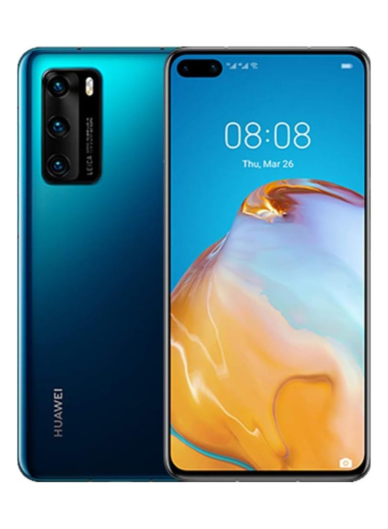 HUAWEI P40 4G Dual SIM 8GB RAM 128GB ROM Deep Sea Blue - International Version - Image 1