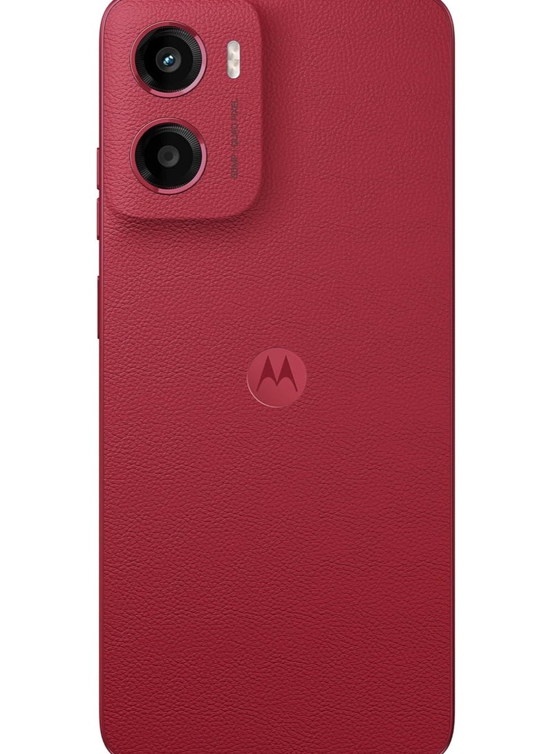 Motorola Moto G05 4G Dual SIM 4GB RAM 128GB ROM Plum Red - International Version - Image 3