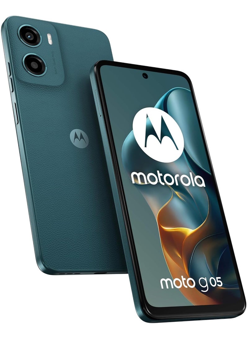 Motorola Moto G05 4G Dual SIM 4GB RAM 128GB ROM Forest Green - International Version - Image 1