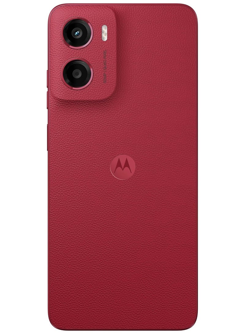 Motorola Moto G05 4G Dual SIM 4GB RAM 256GB ROM Plum Red - International Version - Image 3