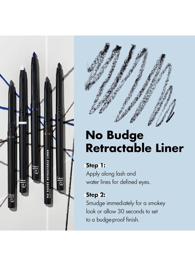 elf No Budge Retractable Eyeliner - Coffee Coffee - Image 3