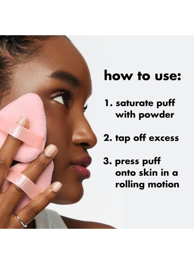 elf Halo Glow Powder Puff - Soft and Reusable Air Brushed - Image 4