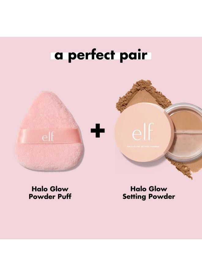 elf Halo Glow Powder Puff - Soft and Reusable Air Brushed - Image 5