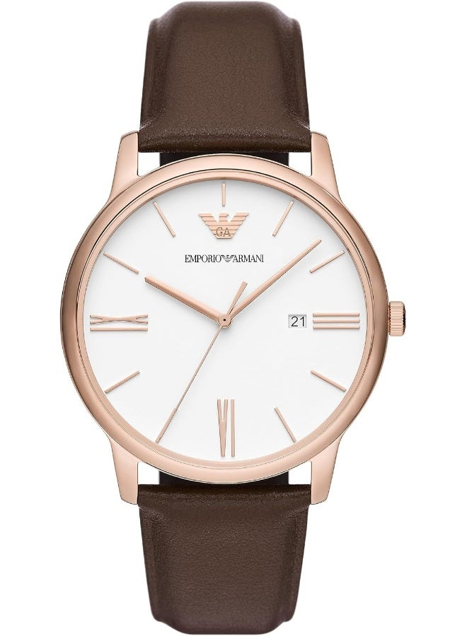 EMPORIO ARMANI Men's Three-Hand Date Watch - Image 1