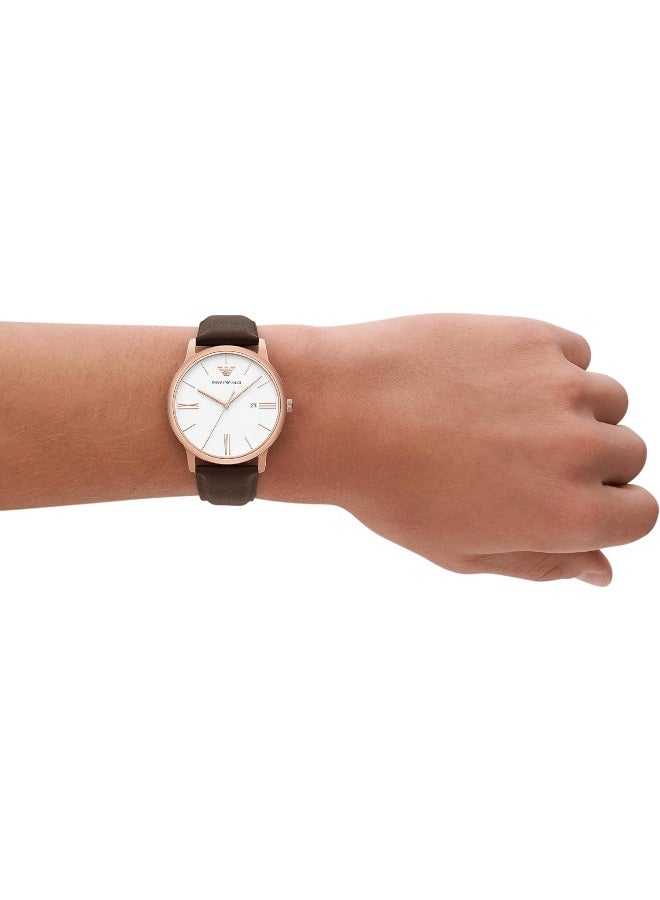 EMPORIO ARMANI Men's Three-Hand Date Watch - Image 4