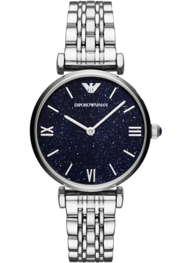 امبوريو ارماني Women's Quartz Watch with Stainless Steel Strap - Image 1