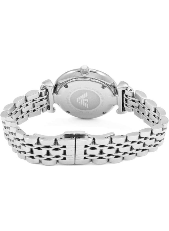 امبوريو ارماني Women's Quartz Watch with Stainless Steel Strap - Image 2