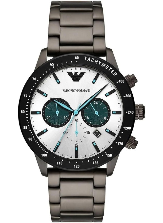 امبوريو ارماني Men's Mario Round Dial Watch AR11471 - Image 1