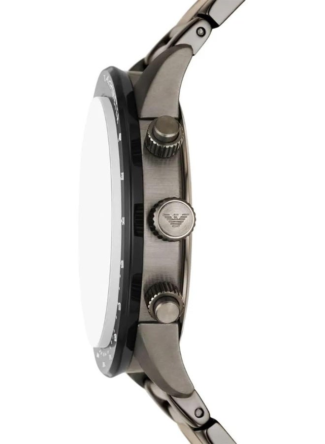 امبوريو ارماني Men's Mario Round Dial Watch AR11471 - Image 3