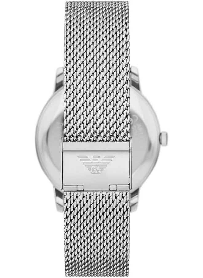 امبوريو ارماني ساعة كوارتز بقرص أخضر - Image 2