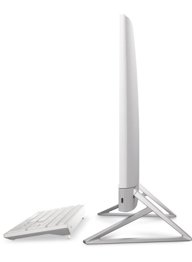 ديل All-in-One With 23 Inch Full HD (1920X1080) Display,Core 7-150U Processor/16GB RAM DDR5/1TB SSD/Intel Iris XE Graphics/Windows 11Pro/ English/Arabic White - Image 4