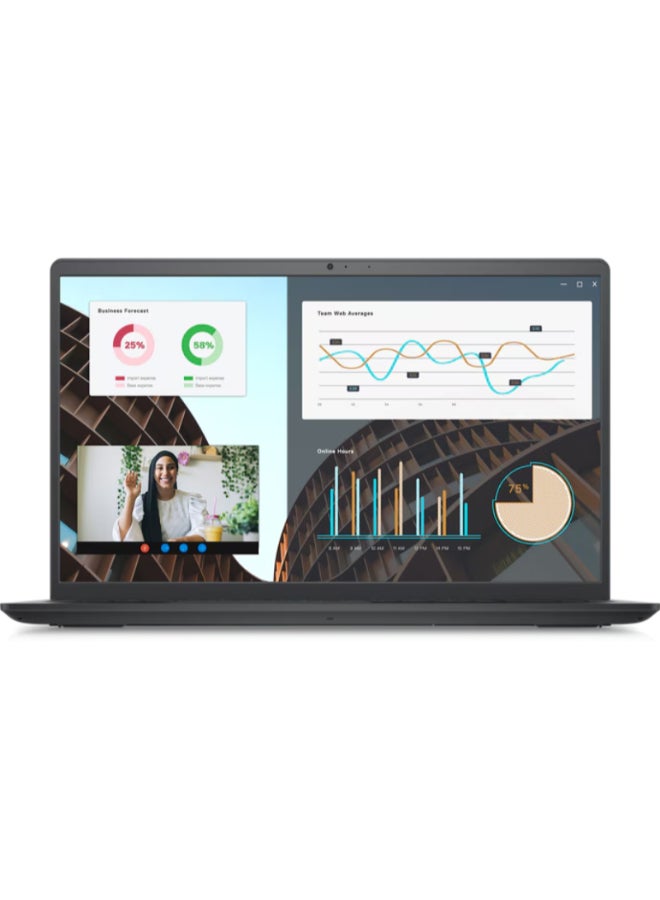 DELL Vostro 3530 Laptop With 15.6 Inch Full HD (1920X1080) Display, Core i5-1334U Processor/16GB DDR4 RAM/512GB SSD/Intel UHD Graphics/DOS(Without Windows)/ English/Arabic Black - Image 1