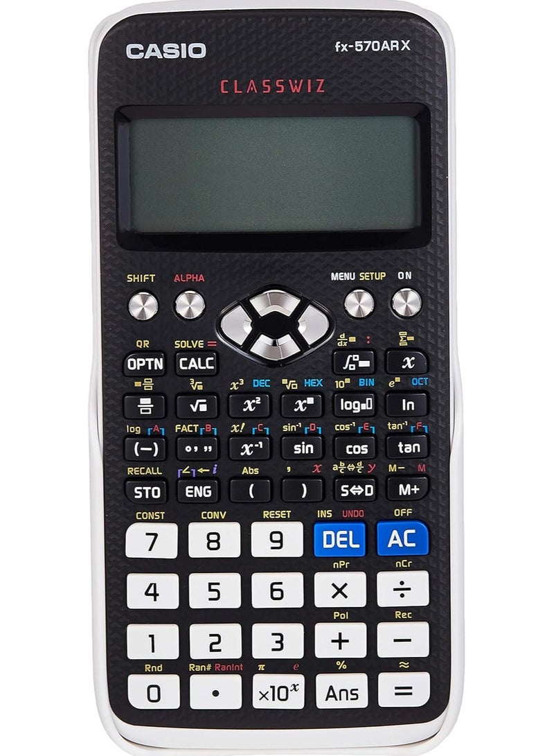 كاسيو FX-570ARX Calculator black and white - Image 2