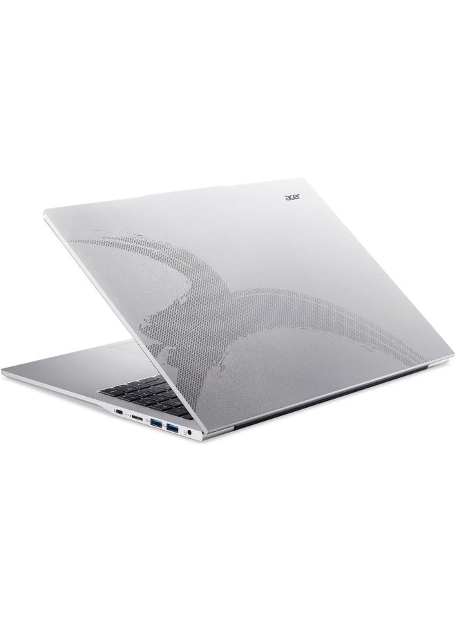 أيسر Aspire Lite 16 Laptop With 16-Inch WUXGA Display,Core i5-1334U Processor/16GB RAM/512GB SSD/Intel UHD Graphics/Windows 11 Pro English Silver - Image 5