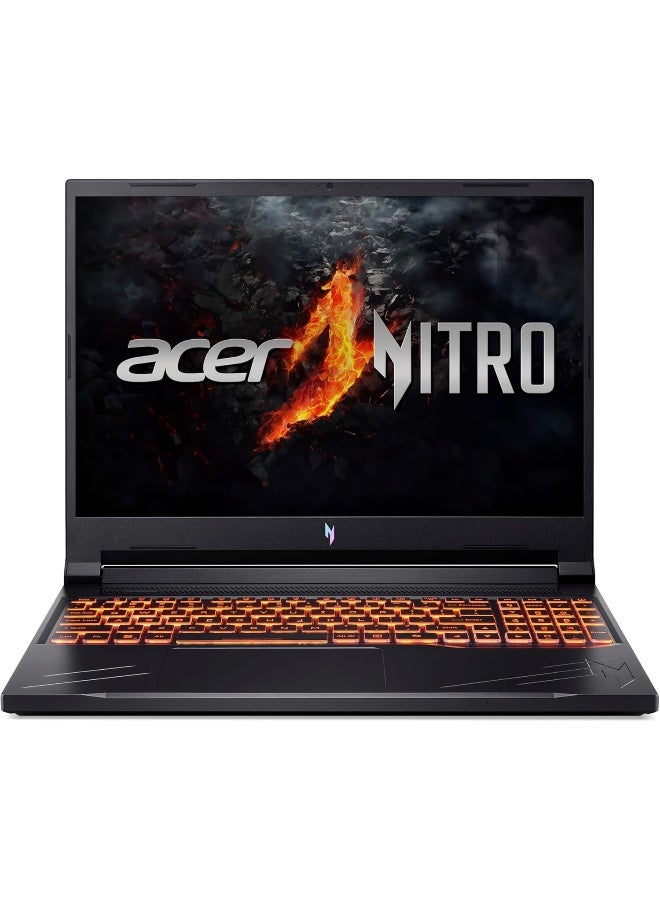 أيسر (Upgraded Version) Nitro V 16 Laptop With 16-Inch WQXGA Display,Core i7-14650HX Processor/16GB RAM/1TB SSD/8GB NVIDIA GeForce RTX 4060 Graphics/Windows 11 Pro English Obsidian Black English Obsidian Black - Image 1