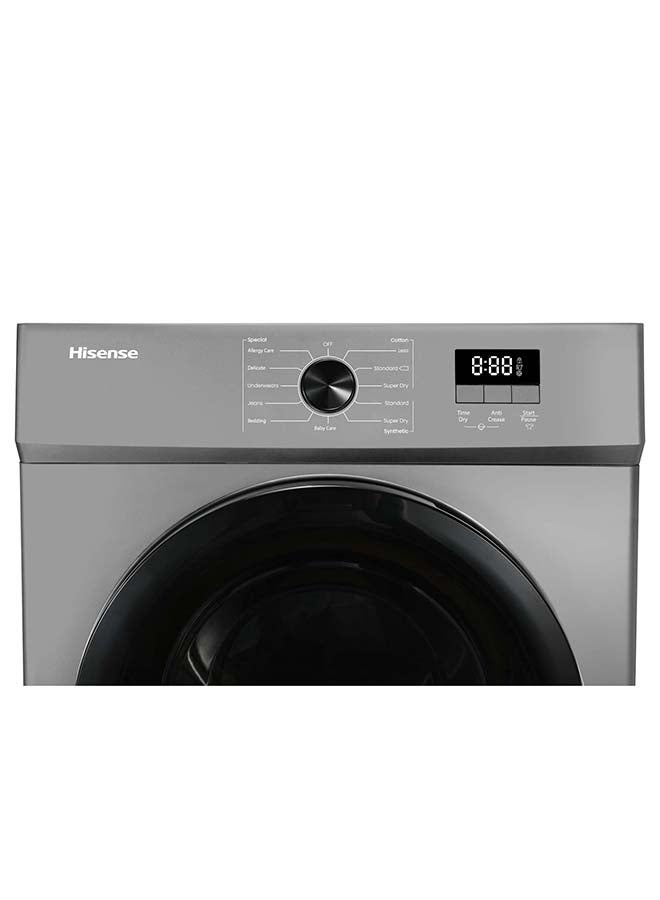 Hisense Air Vented Dryer 7.5kg Titanium Grey DV1W750UT6 Titanium Gray - Image 2