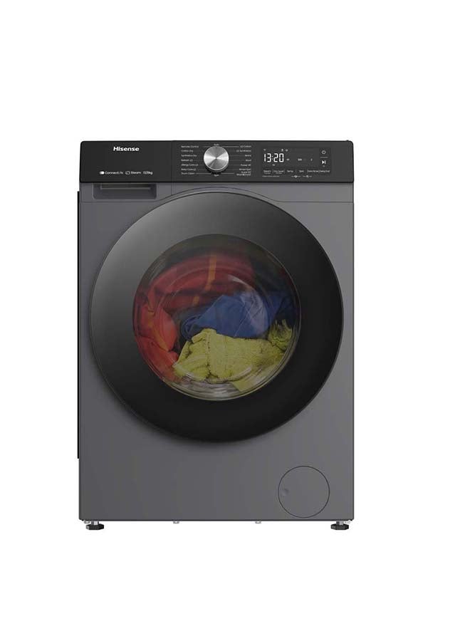 هايسنس Front Load washer 13 KG Inverter Titanium Grey WF3S1343BT6 Titanium Gray - Image 5