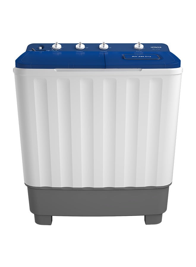 هيتاشي غسالة توين تاب 12 كجم 4 برامج أبيض أزرق - Image 1