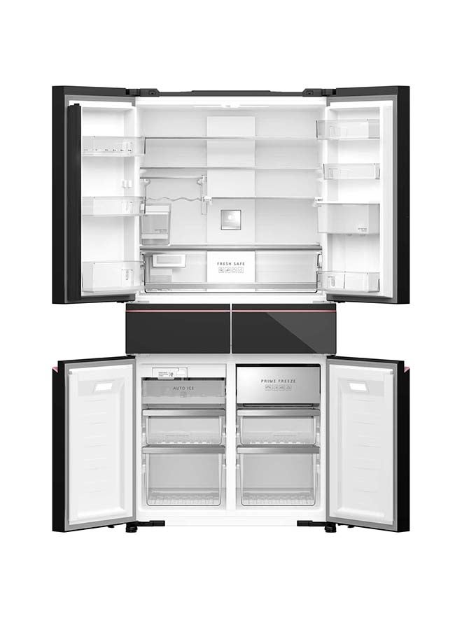 Panasonic Refrigerator 15.5Cu.ft Freezer 7.3Cu.ft, SidebySide, Multi Door, Dispenser, Black Mirror Glass NR-WY720ZMMK Black Mirror - Image 3