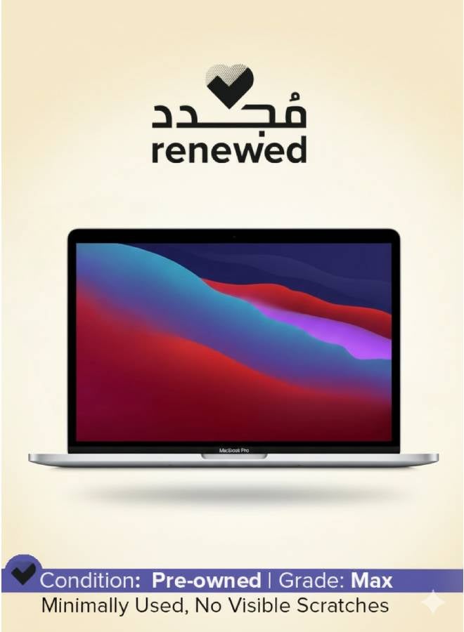 Apple Renewed Apple MacBook Pro M1 (2020) | 13.3" Retina | 8-Core CPU & GPU | 16GB RAM | 256GB SSD silver - Image 1