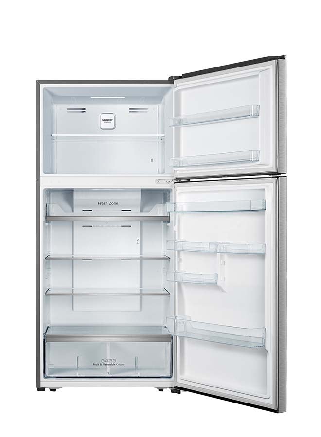 Hisense Refrigerator 13.7Cu.ft Freezer 4.1Cu.ft Durable Inverter Color Silver RT66W2NLI Silver - Image 2