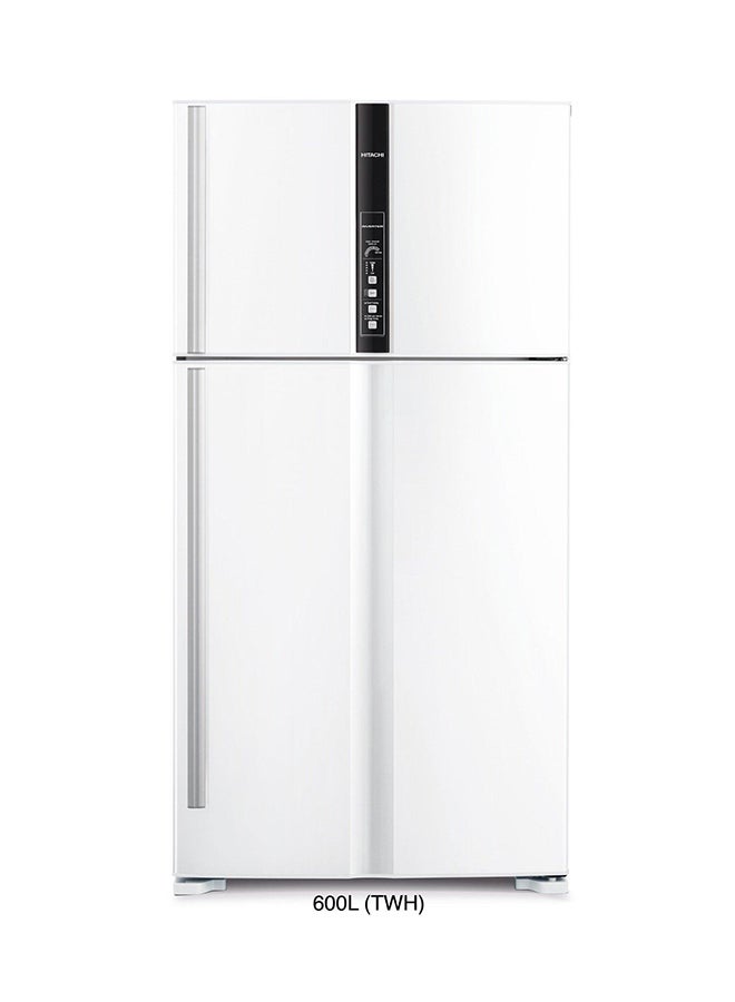 هيتاشي Refrigerator 15.7 Cu.Ft Freezer 5.5C Cu.Ft Inverter White R-V805PS1KV-1TWH white - Image 1