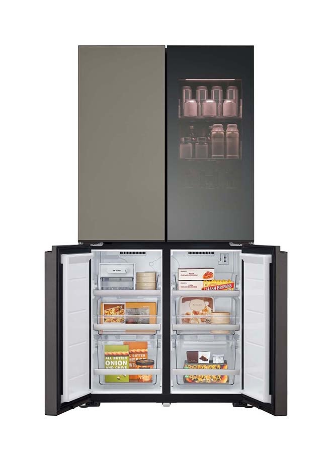 LG Refrigerator / Freezer, 13.5/5.1 Cu.ft, French Door, Lux Gray-Lux White LM264VBULM Lux Gray-Lux White - Image 3