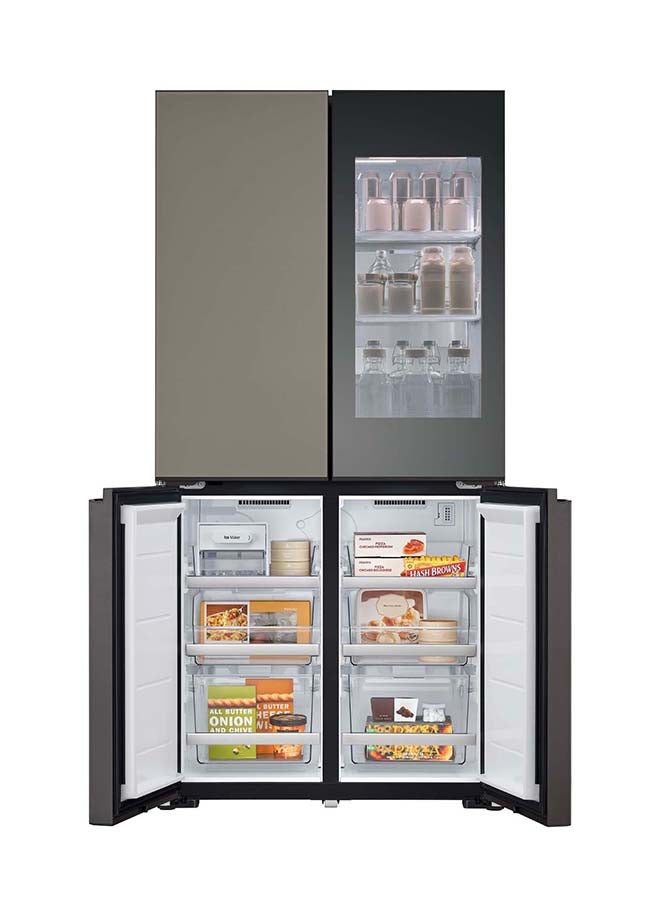 LG Refrigerator / Freezer, 13.5/5.1 Cu.ft, French Door, Lux Gray-Lux White LM264VBULM Lux Gray-Lux White - Image 4
