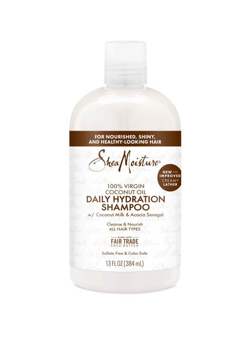 SheaMoisture Daily Hydration Shampoo 384ml - Image 1