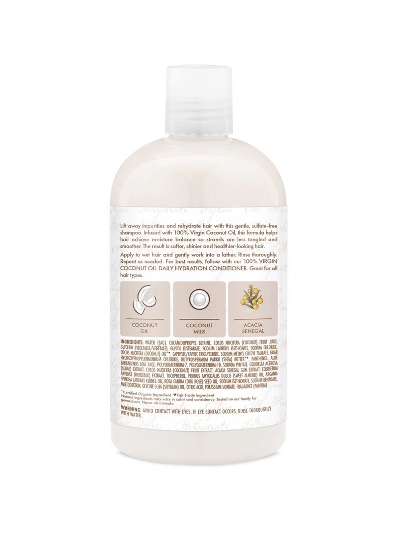 SheaMoisture Daily Hydration Shampoo 384ml - Image 2