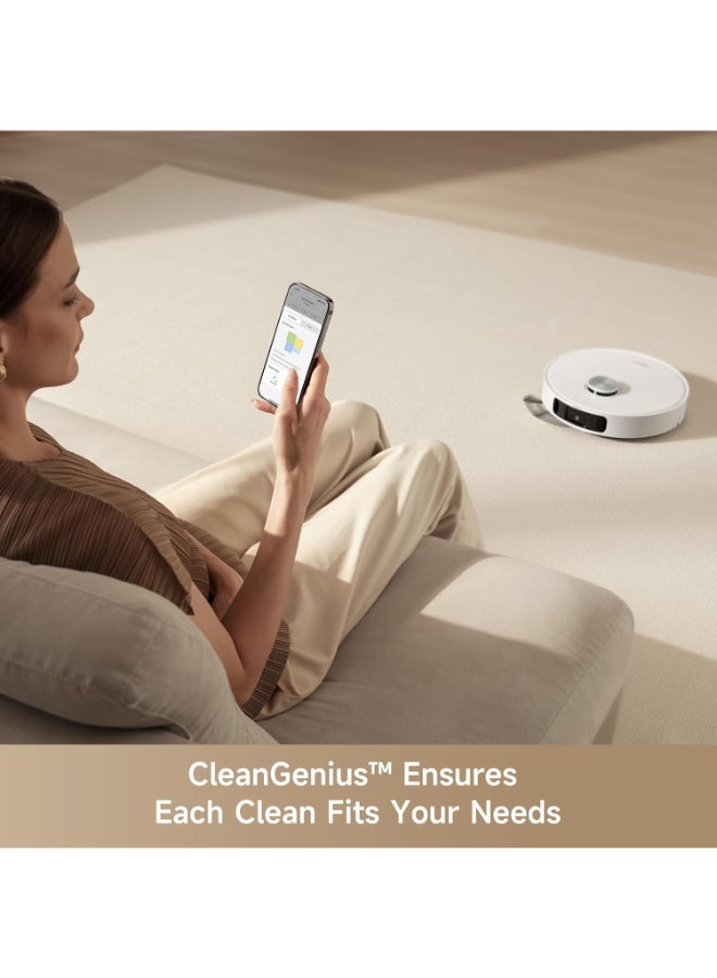 دريم L10S ULTRA GEN 2 Robot Vacuum And Mop, 10,000Pa Suction, Roboswing Mop Extension, Fully Automatic Base, Duoscrub System, Pet Mode, Smart Carpet Strategy, 32 Water Levels, White, 2 Year Warranty 20 kW L10S ULTRA GEN 2 white - Image 4