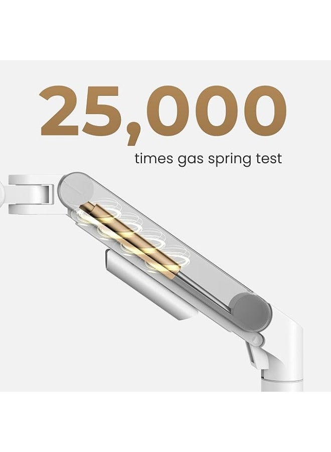 بين كيو ذراع شاشة BSH02 إيرغو - حامل شاشة بنابض غاز لشاشات تصل إلى 45 بوصة و 44 رطلاً، ثقيل الوزن، تركيب سريع، بدون انحناء، مشبك علوي وقاعدة جرومايت، لوحة تعزيز، توافق VESA 75x75 و 100x100 مم - Image 4