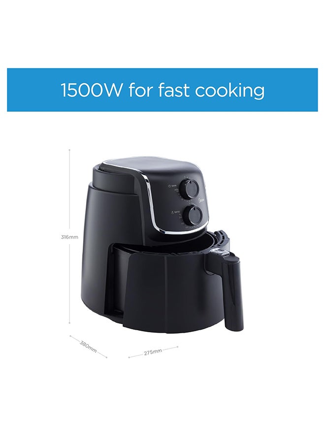 مديا قلاية هوائية، 1500 واط بتقنية دوامة الهواء السريعة للقلي والشوي والتحميص والخبز والتوست، مؤقت يصل إلى 60 دقيقة، تحكم في درجة الحرارة 200°C - MFTN40D2 - Image 2