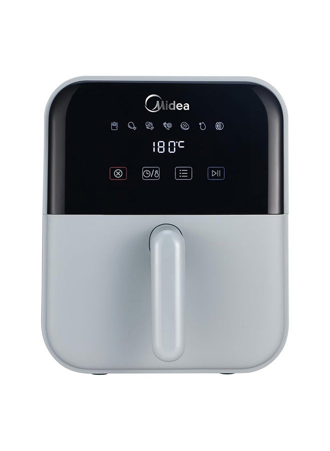 مديا قلاية هوائية مع تحكم لمسي رقمي، سعة 4 لتر، طهي صحي، قلي، شواء، تحميص، خبز وتحميص، مؤقت يصل إلى 60 دقيقة، تحكم في درجة الحرارة 200°C 4 ل 1400 واط - Image 2