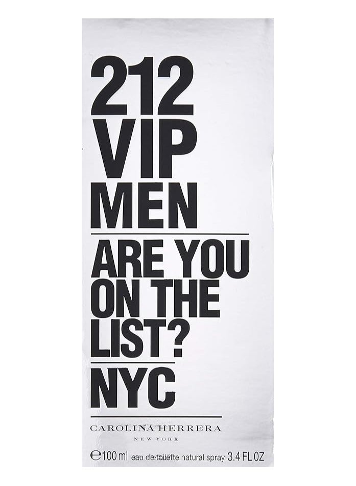 CAROLINA HERRERA 212 VIP EDT For Men 100ml 100ml - Image 3