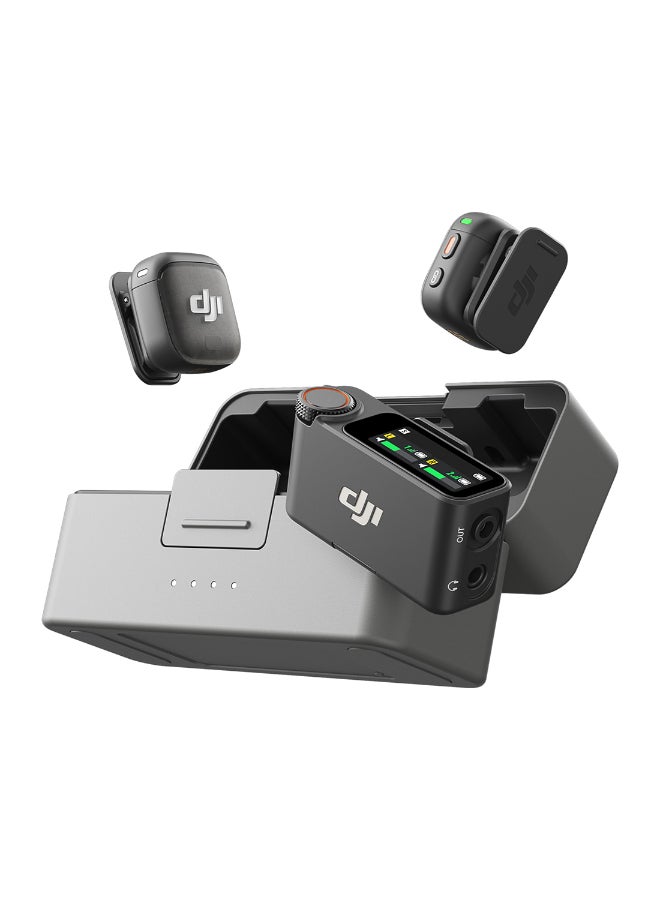 DJI Mic 3 (2 TX + 1 RX ) Charging Case Grey - Image 1