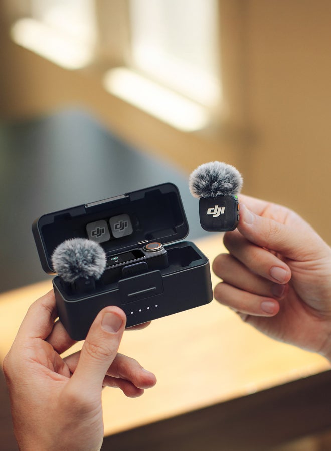 DJI Mic 3 (2 TX + 1 RX ) Charging Case Grey - Image 5