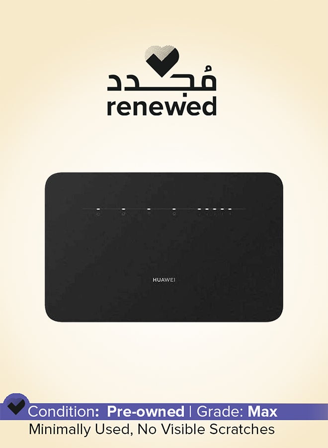 هواوي Renewed - 4G Wireless Prime 3 Home Router LTE CAT7 Up To 300Mbps Dual Band Smart Wi-Fi black - Image 1