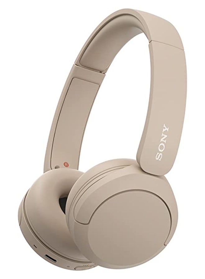 Sony Renewed - WH-CH520 Wireless Bluetooth On Ear With Mic For Phone Call beige - Image 3