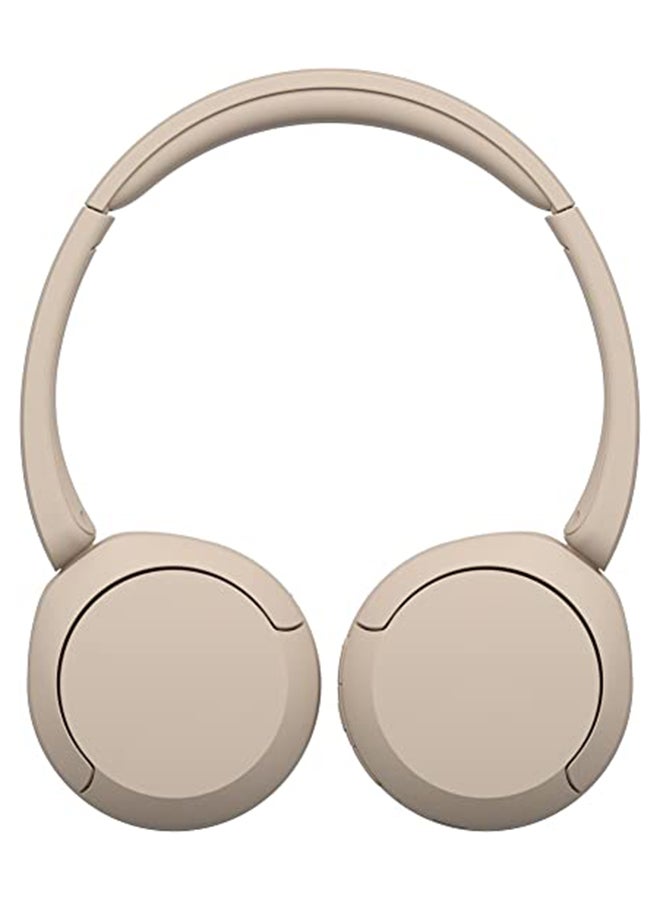 Sony Renewed - WH-CH520 Wireless Bluetooth On Ear With Mic For Phone Call beige - Image 2