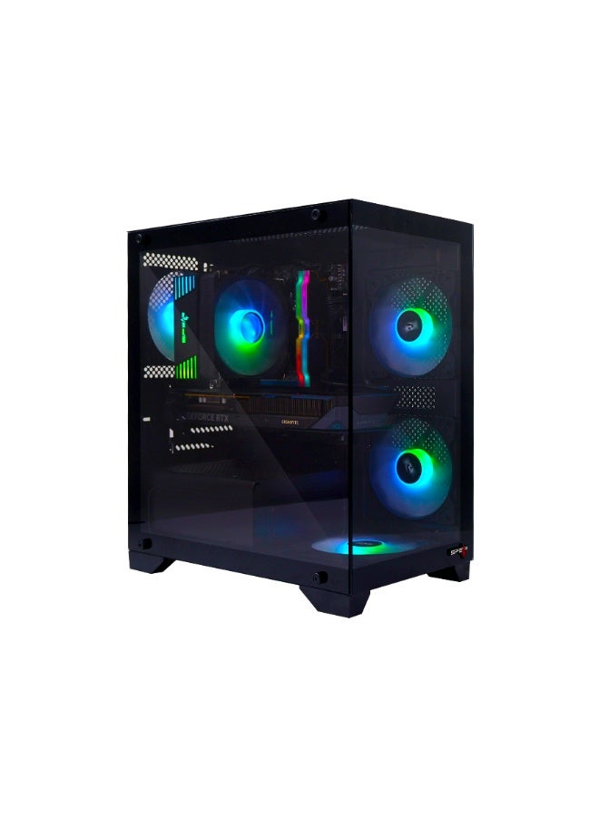 Spear Pc Gaming PC With Intel Core i5-14400F Processor/16GB RAM DDR5/1TB SSD/8GB Nvidia GeForce RTX 5060 Graphics/Windows 11 Pro/ Black - Image 1