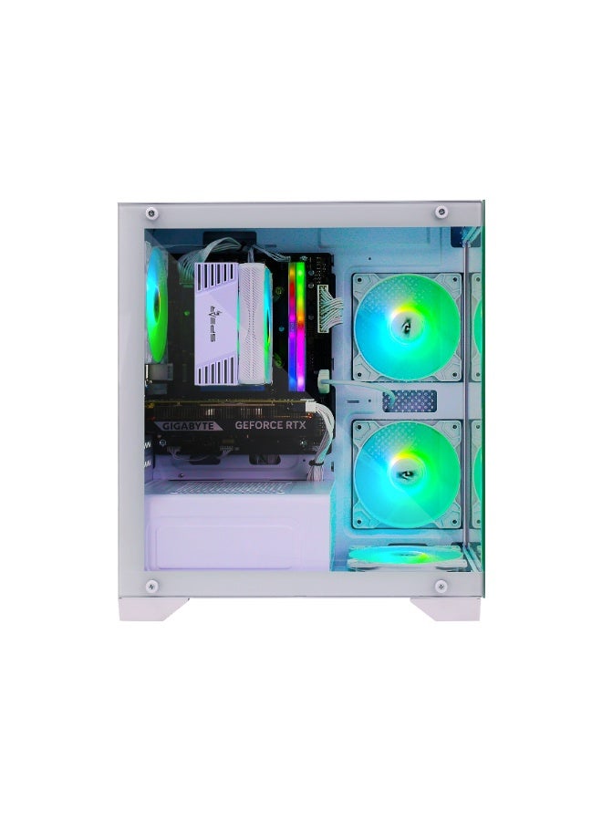 Spear Pc Gaming PC With Intel Core i5-14400F Processor/16GB RAM DDR5/1TB SSD/8GB Nvidia GeForce RTX 5050 Graphics/Windows 11 Pro/ White - Image 2