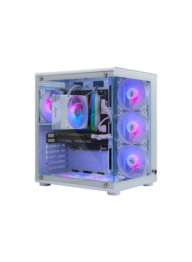 Spear Pc Gaming PC With Intel Core i5-14400F Processor/32GB RAM DDR5/1TB SSD/8GB Nvidia GeForce RTX 5050 Graphics/Windows 11 Pro/ White - Image 1